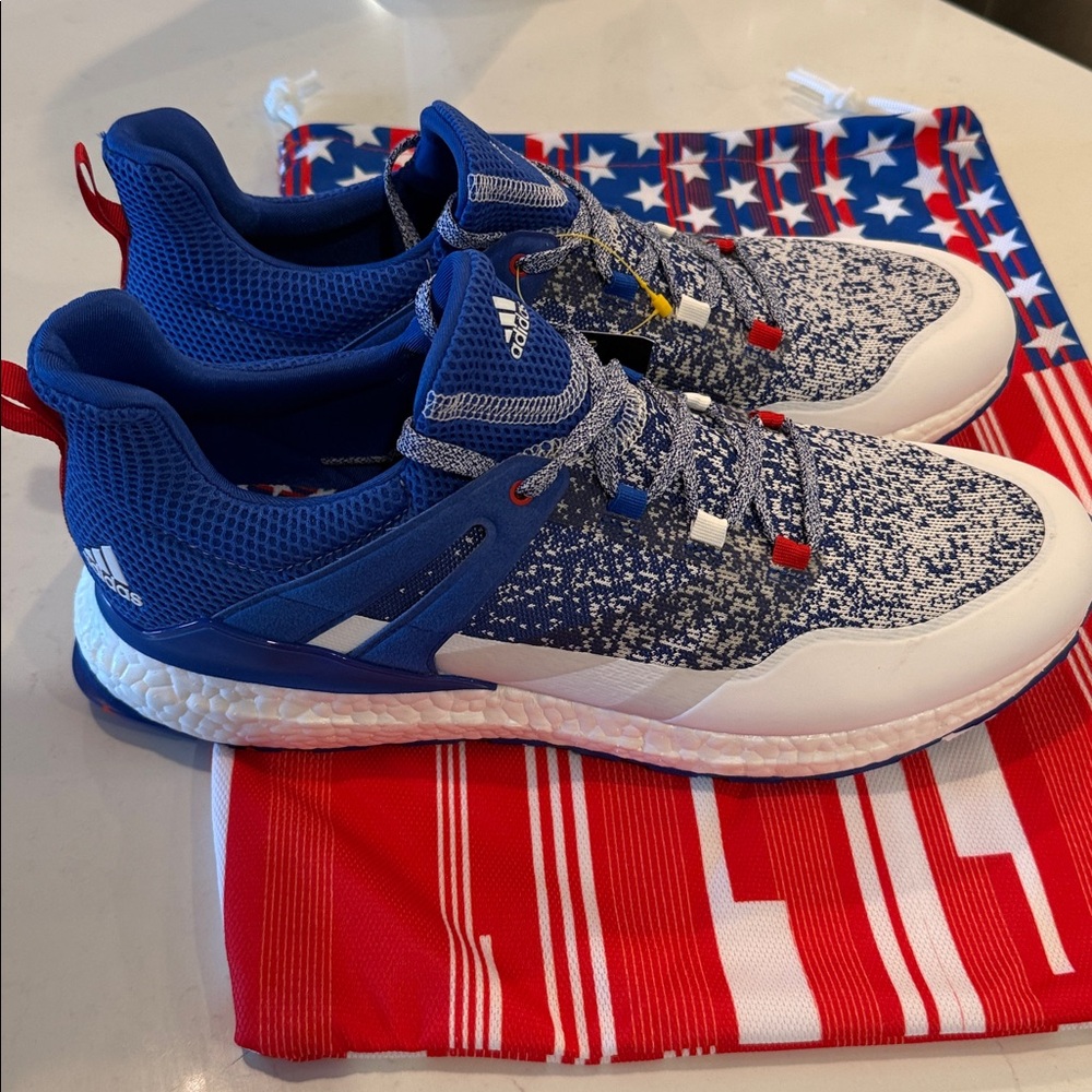 NWT Adidas Crossknit Boost Limited Edition USA Golf Shoes Men’s - Picture 2 of 4